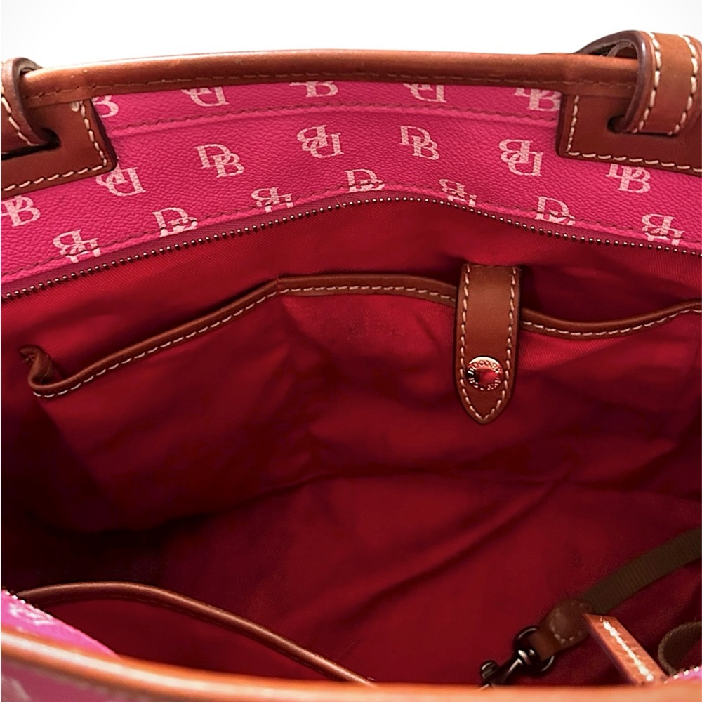 Dooney & Bourke Gretta Leisure Shopper Tote Bag (Pink) - Picture 13 of 16
